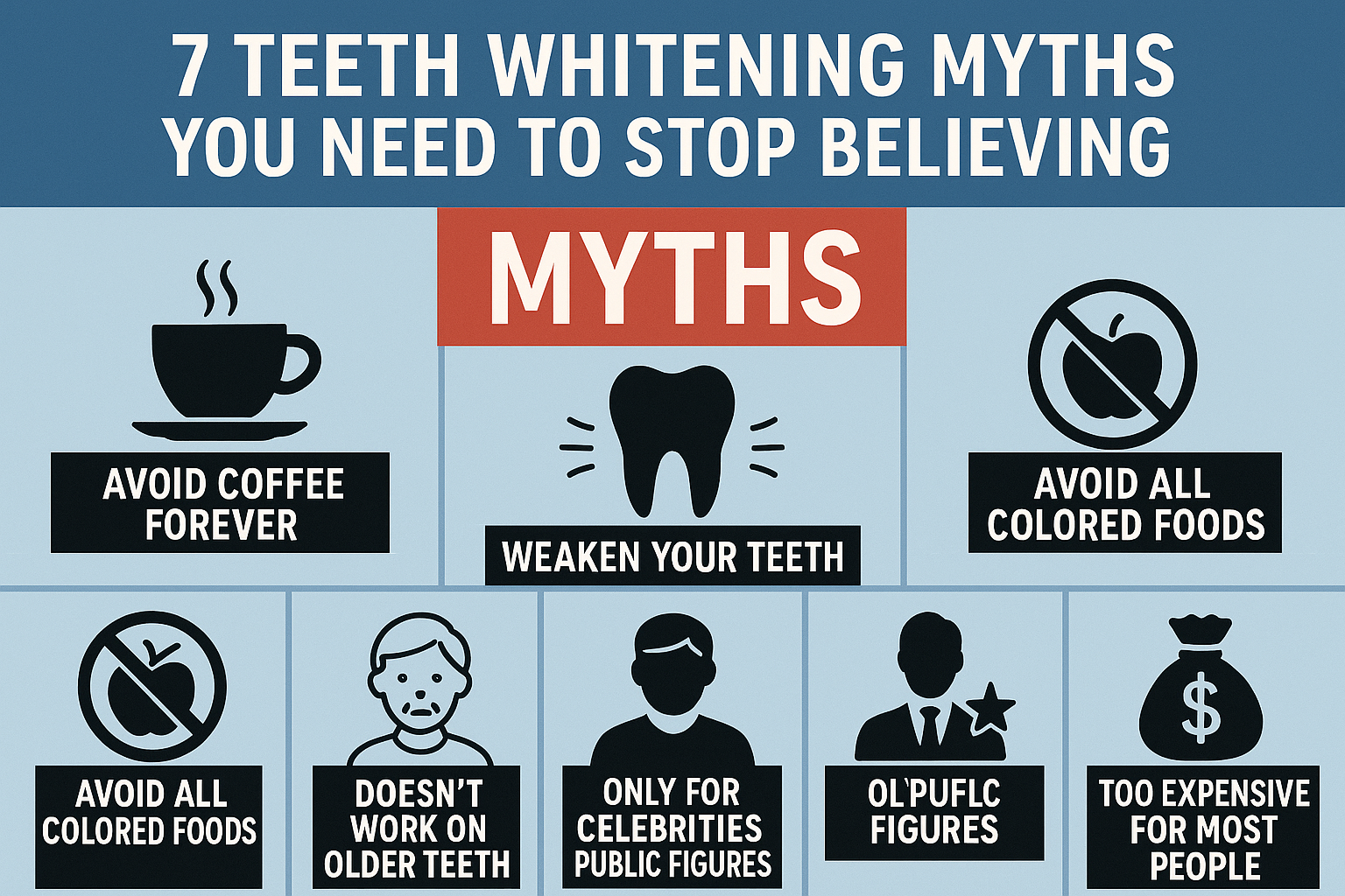 7 Teeth Whitening Myths You Need to Stop Believing