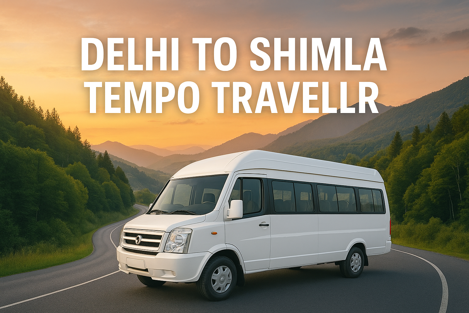 Perfect Group Trip: Delhi to Shimla Tempo Traveller Rental