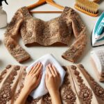 how to dry clean lehenga at home